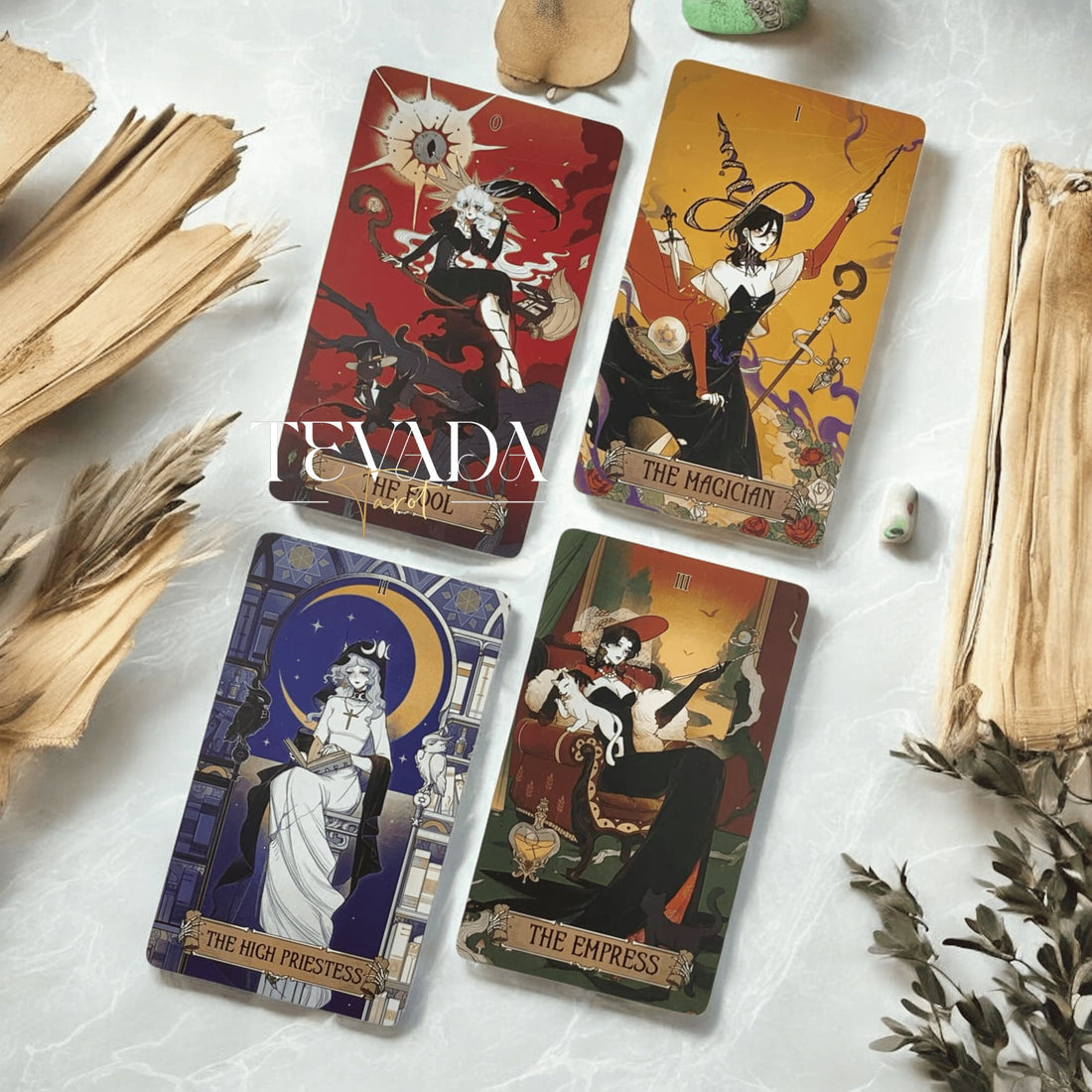 Awaken your inner witch with the Magic Awakening Tarot DELUXE Edition — a collector’s deck woven with forest magic, ancient pacts, and intuitive guidance for your spiritual journey.