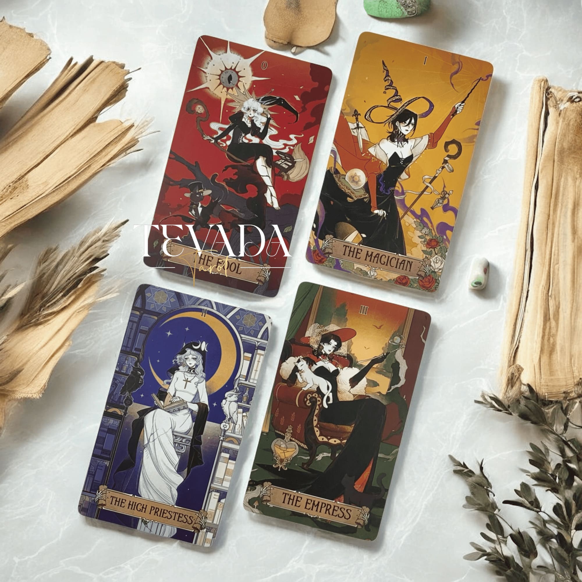 Awaken your inner witch with the Magic Awakening Tarot DELUXE Edition — a collector’s deck woven with forest magic, ancient pacts, and intuitive guidance for your spiritual journey.