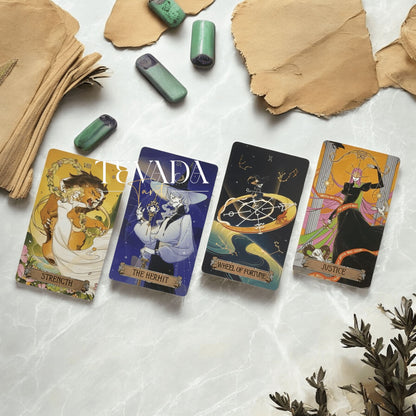 Awaken your inner witch with the Magic Awakening Tarot DELUXE Edition — a collector’s deck woven with forest magic, ancient pacts, and intuitive guidance for your spiritual journey.