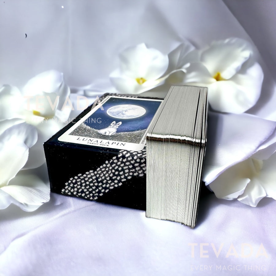 Unveil hidden truths & unlock your path with the Lunalapin Tarot Silver & Starry Rabbit Tarot (Limited Edition). This enchanting divination deck duo offers intuitive guidance & whimsical wisdom for personal growth & healing.