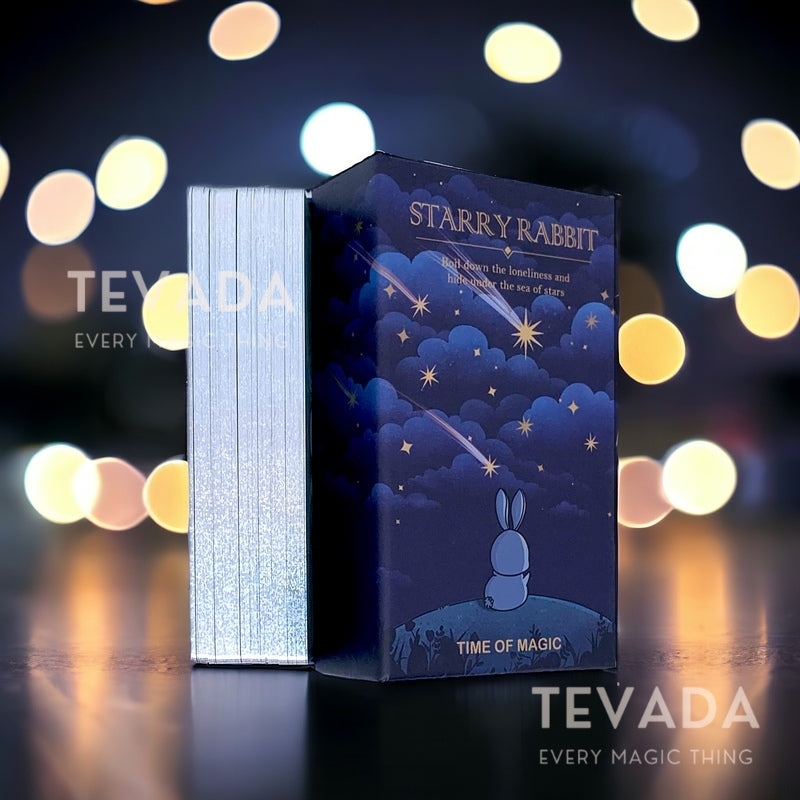 Unveil hidden truths &amp; unlock your path with the Lunalapin Tarot Silver &amp; Starry Rabbit Tarot (Limited Edition). This enchanting divination deck duo offers intuitive guidance &amp; whimsical wisdom for personal growth &amp; healing.