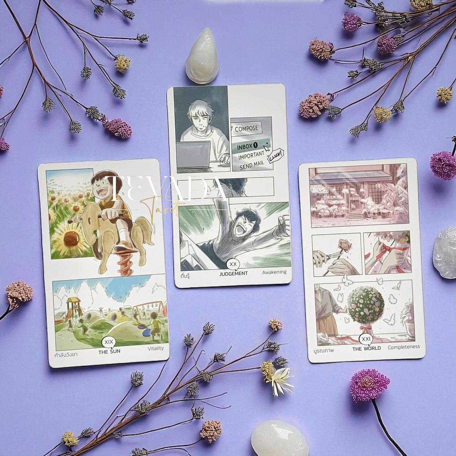 Discover the Manga Tarot, a 78-card deck blending intuitive guidance and manga artistry. Unlock insight, embrace clarity, and explore self-discovery through powerful storytelling.