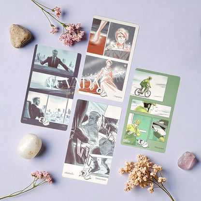 Discover the Manga Tarot, a 78-card deck blending intuitive guidance and manga artistry. Unlock insight, embrace clarity, and explore self-discovery through powerful storytelling.
