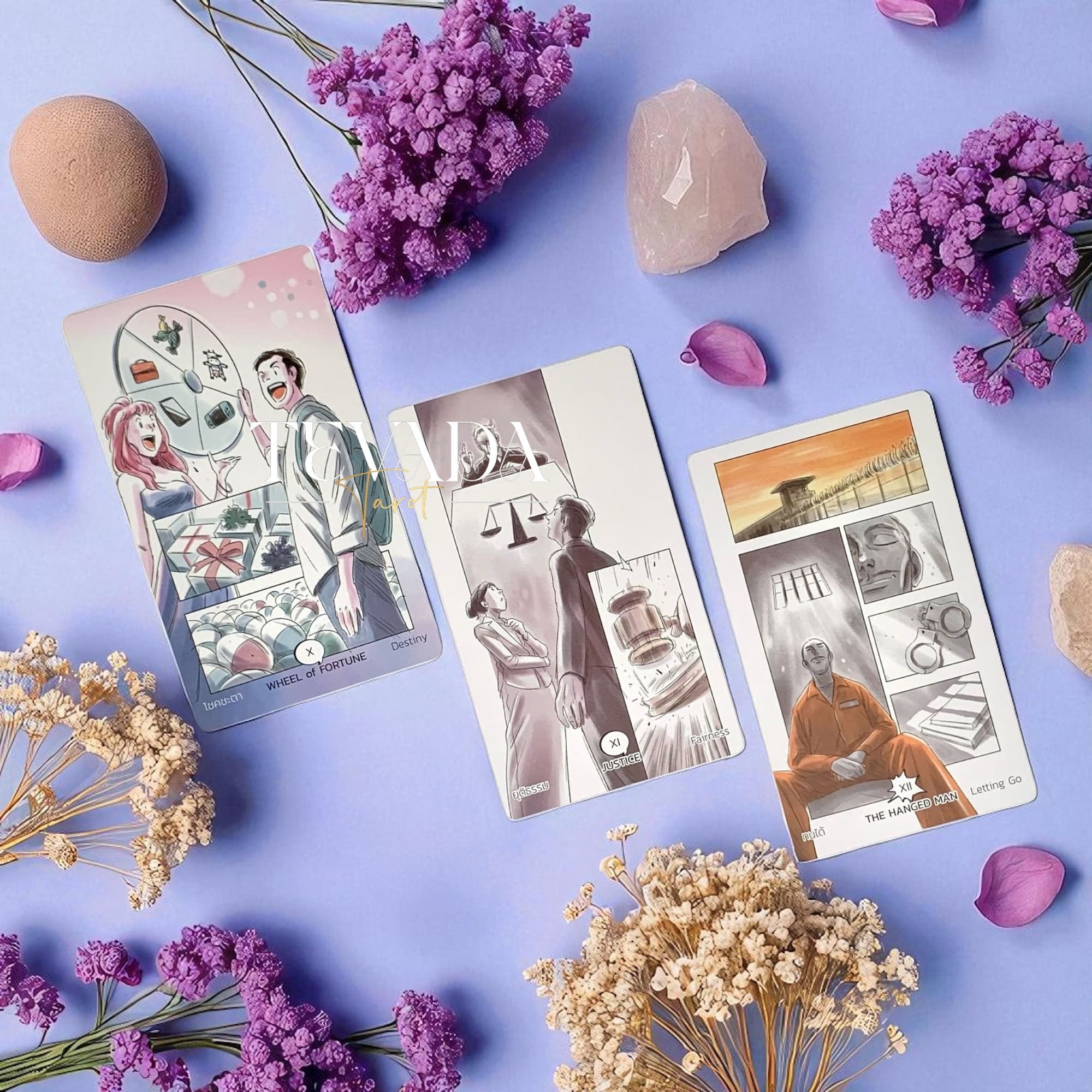 Discover the Manga Tarot, a 78-card deck blending intuitive guidance and manga artistry. Unlock insight, embrace clarity, and explore self-discovery through powerful storytelling.