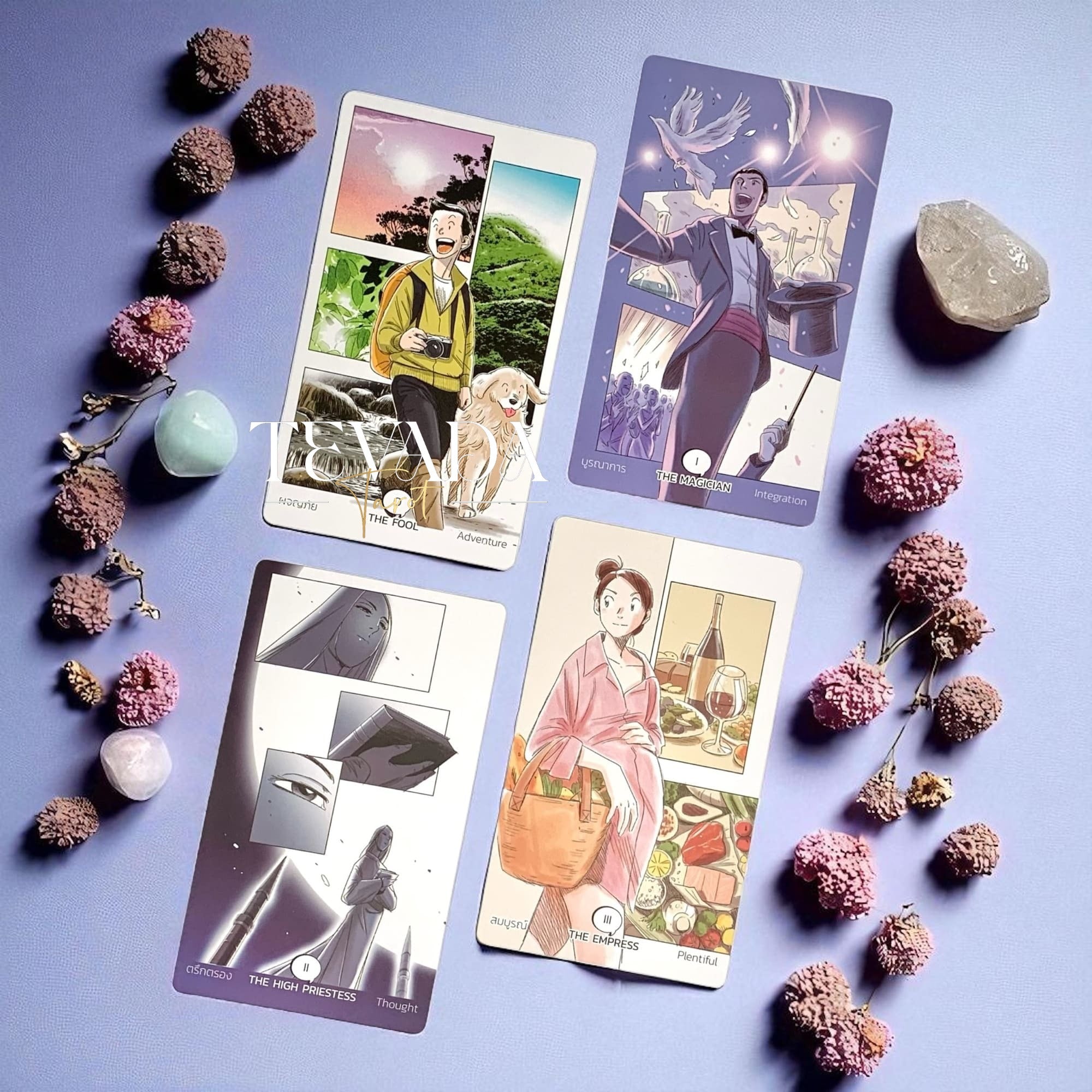 Discover the Manga Tarot, a 78-card deck blending intuitive guidance and manga artistry. Unlock insight, embrace clarity, and explore self-discovery through powerful storytelling.