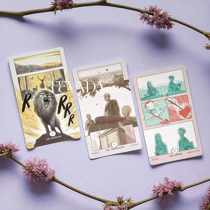 Discover the Manga Tarot, a 78-card deck blending intuitive guidance and manga artistry. Unlock insight, embrace clarity, and explore self-discovery through powerful storytelling.