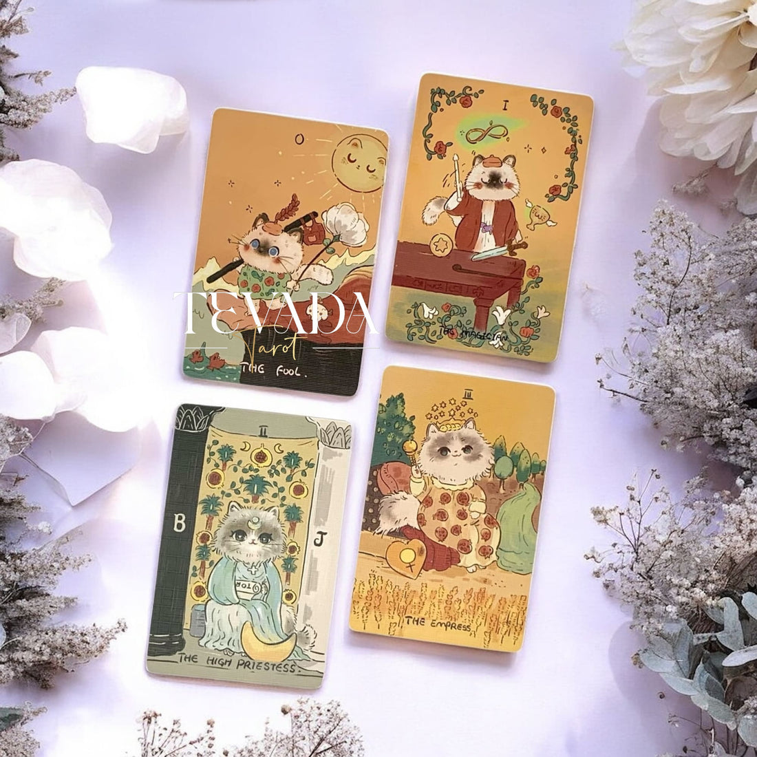Discover the Mita Cat Tarot Pocket—78 magical cat-themed tarot cards for intuitive readings, guidance, and daily inspiration. Perfect for tarot lovers and beginners alike.