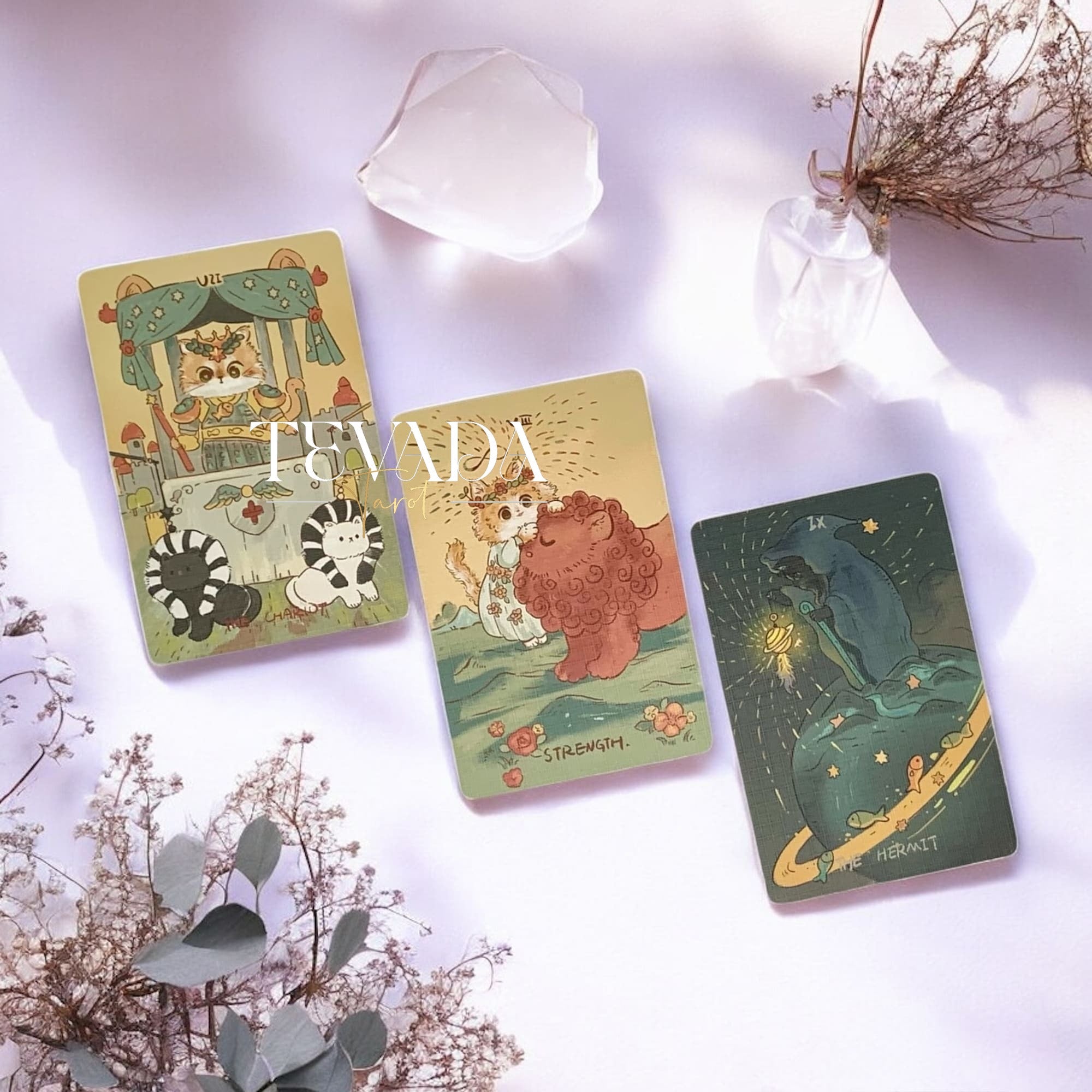 Discover the Mita Cat Tarot Pocket—78 magical cat-themed tarot cards for intuitive readings, guidance, and daily inspiration. Perfect for tarot lovers and beginners alike.