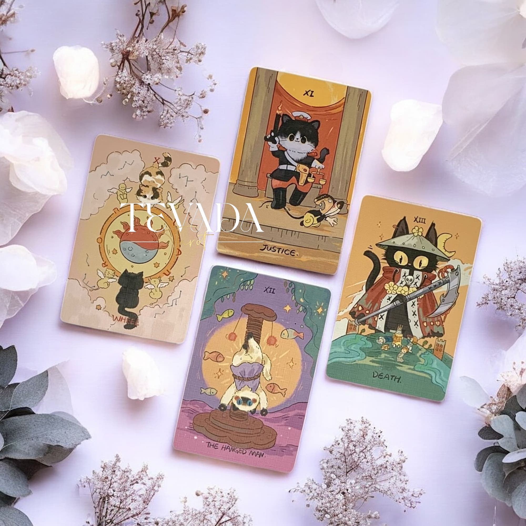 Discover the Mita Cat Tarot Pocket—78 magical cat-themed tarot cards for intuitive readings, guidance, and daily inspiration. Perfect for tarot lovers and beginners alike.