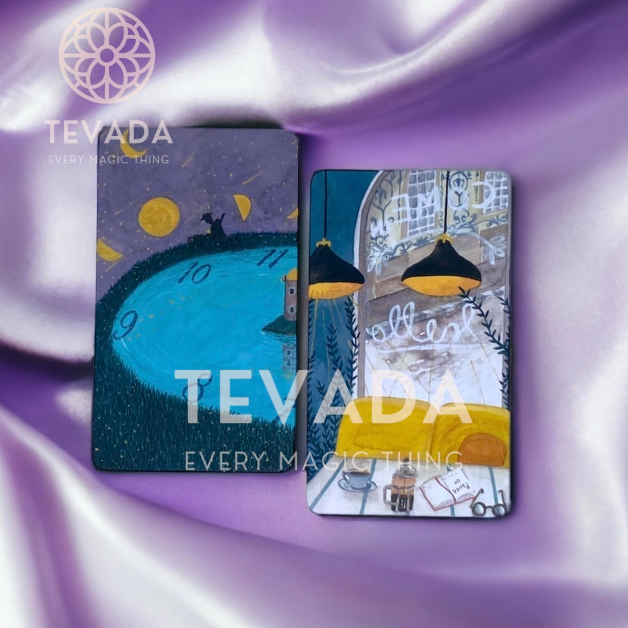 Embrace life's complexities with Moment Oracle GOLD. A 59-card deck for self-reflection, acceptance, and growth. Discover the artistic oracle today