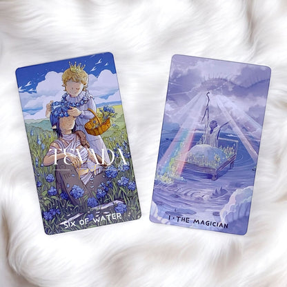 Unlock your intuition with the Monsoon Tarot Limited Edition. This 78-card deck features stunning Japanese Anime art in elegant, dreamy colors. Gain clarity, guidance, and personal growth through the wisdom of the tarot.