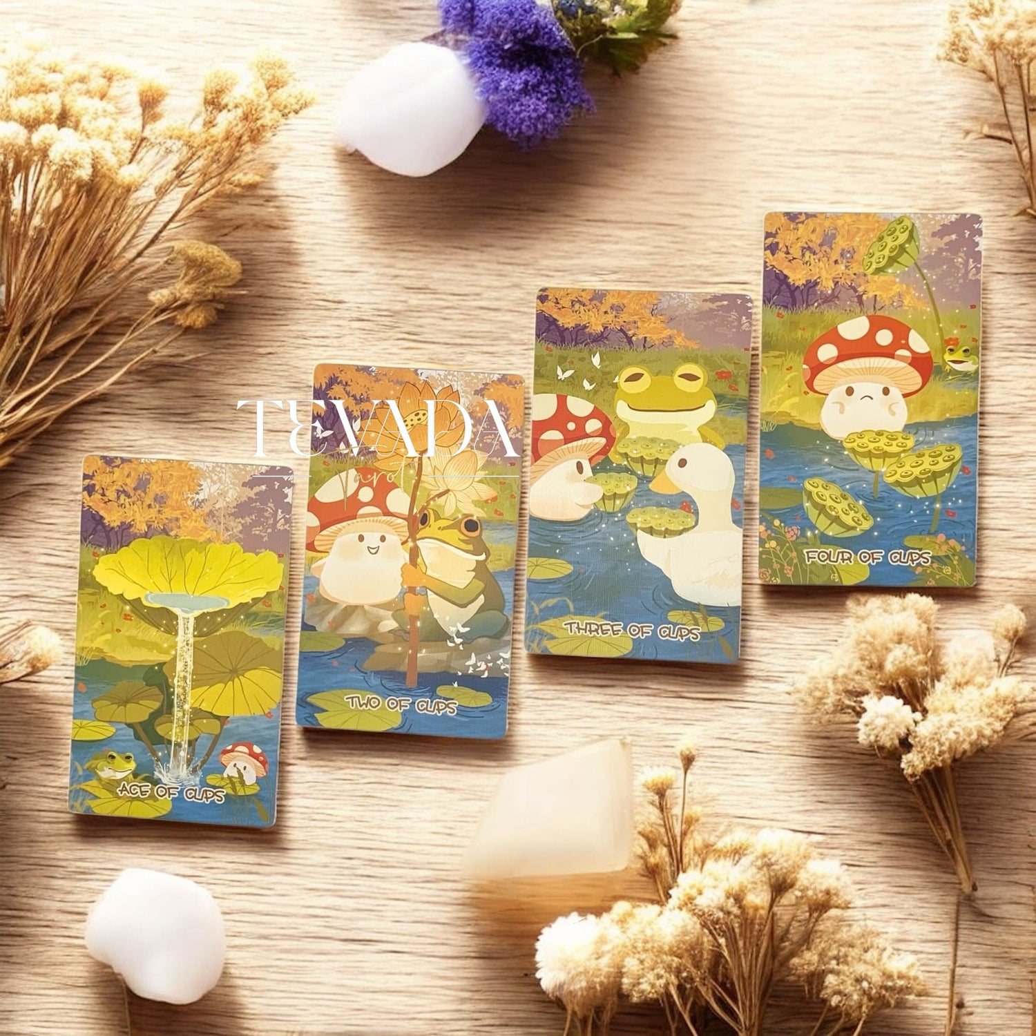 Explore the Mushroom Tarot DELUXE Edition—78 intuitively illustrated cards inspired by the wisdom of nature, guiding you through growth, balance, and spiritual transformation.