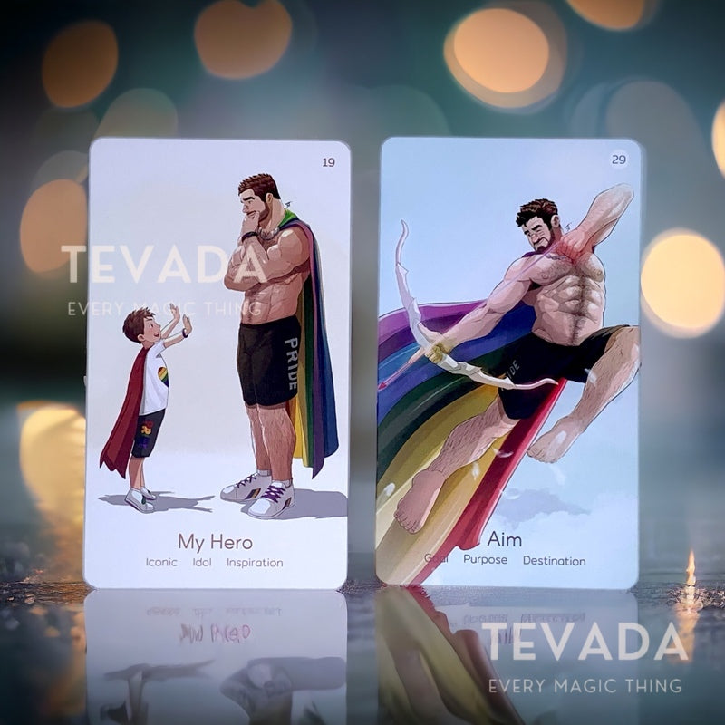 Unveil love's mysteries with MyDaddy Oracle!  Limited edition deck offers intuitive guidance for every feeling.  Find clarity, heal your heart, & embrace growth ✨ Get yours before they're gone!