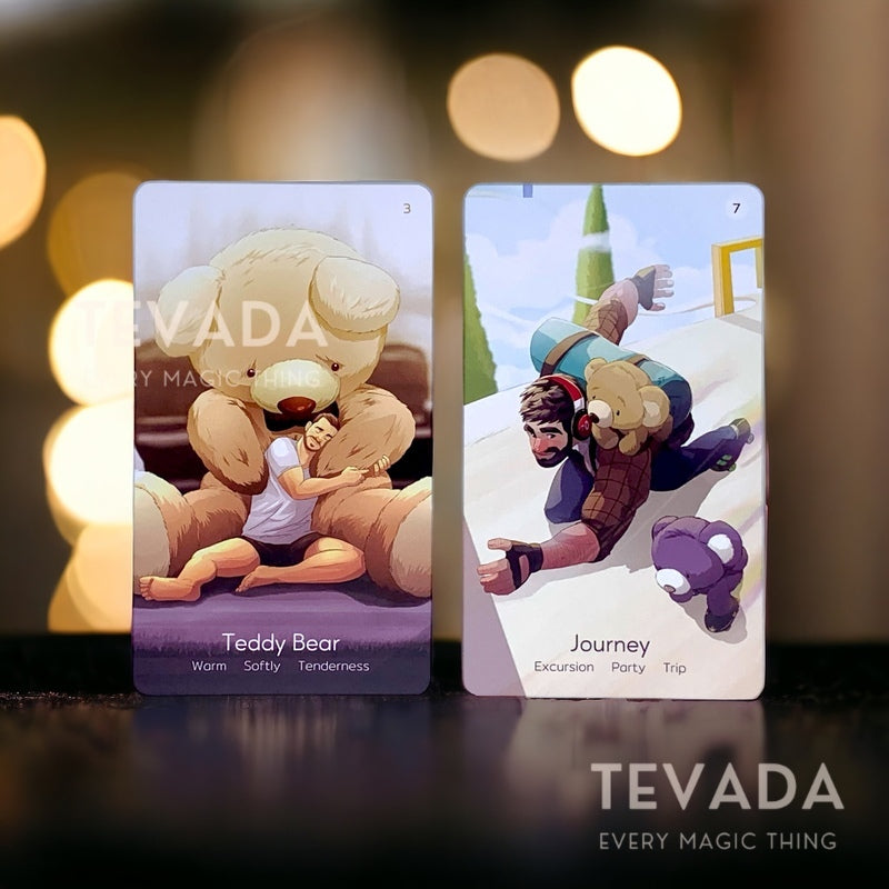 Unveil love's mysteries with MyDaddy Oracle!  Limited edition deck offers intuitive guidance for every feeling.  Find clarity, heal your heart, & embrace growth ✨ Get yours before they're gone!