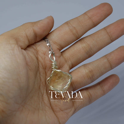 Attract abundance with our Citrine Mystic Crystal Pendant Necklace! Handcrafted for prosperity, confidence, and positive energy, this gold quartz charm is perfect for spiritual healing and manifestation.