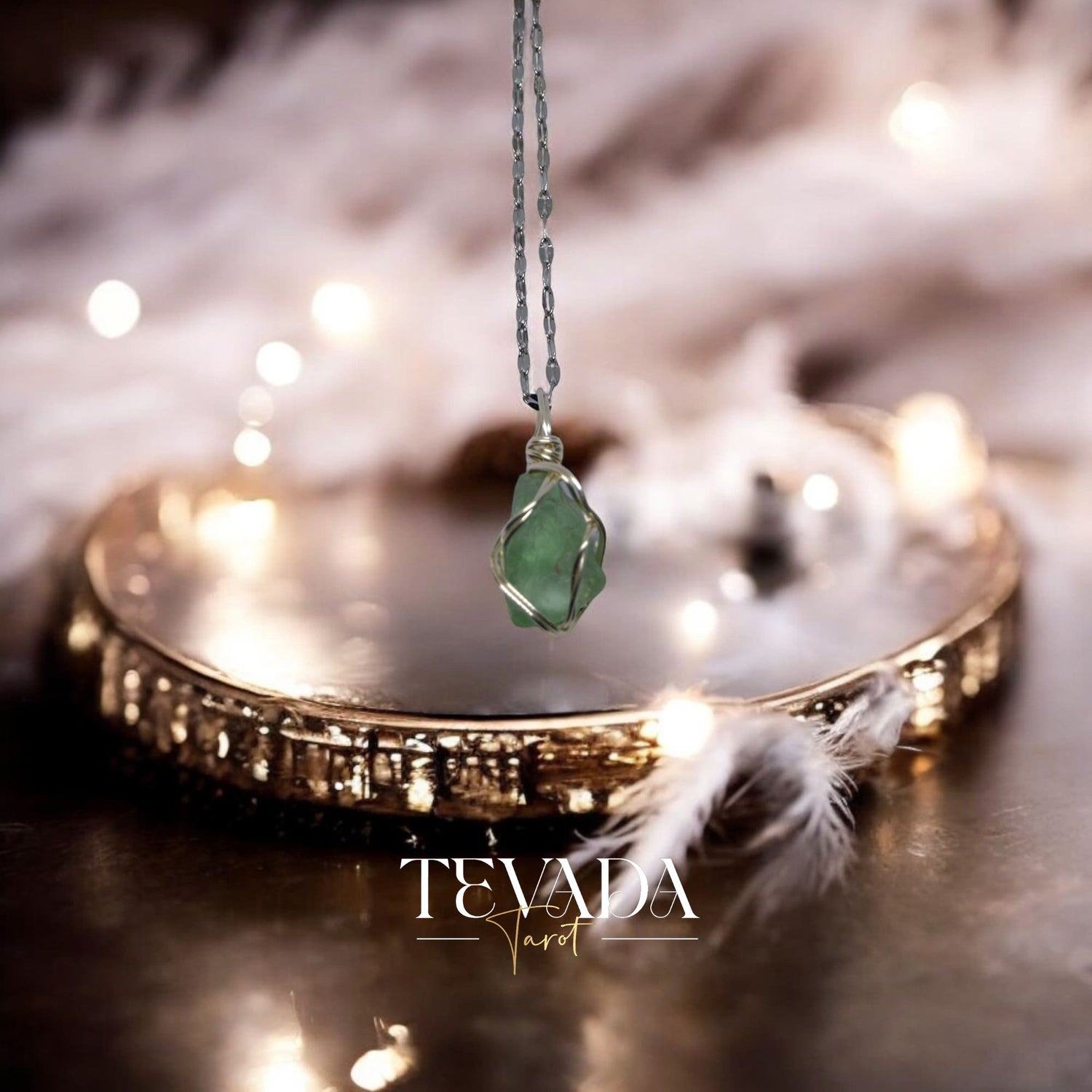 Balance emotions and enhance clarity with the Green Fluorite Mystic Crystal Pendant Necklace. A heart chakra stone for healing, focus, and spiritual protection, perfect for meditation and energy work.