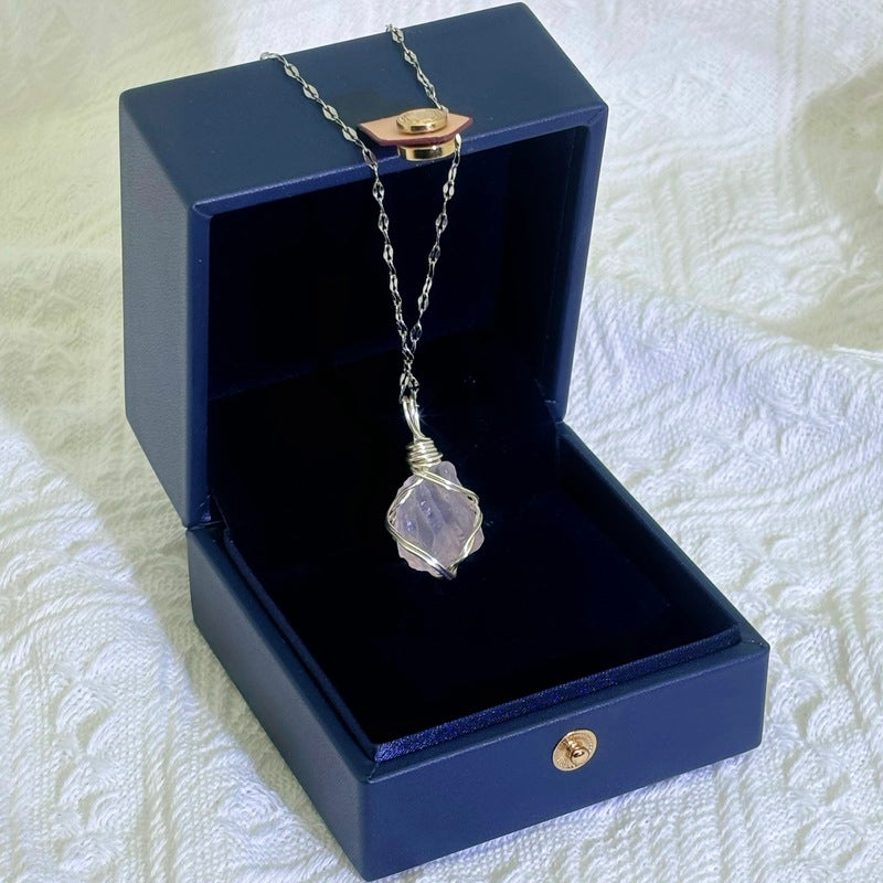 Embrace self-love and emotional healing with the Rose Quartz Mystic Crystal Pendant Necklace. This heart chakra stone attracts love, restores balance, and enhances positive energy for deep spiritual healing.