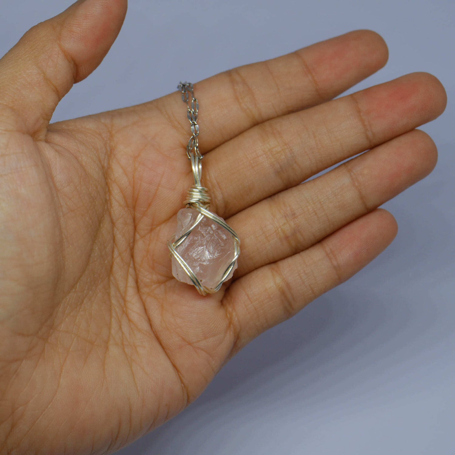 Embrace self-love and emotional healing with the Rose Quartz Mystic Crystal Pendant Necklace. This heart chakra stone attracts love, restores balance, and enhances positive energy for deep spiritual healing.