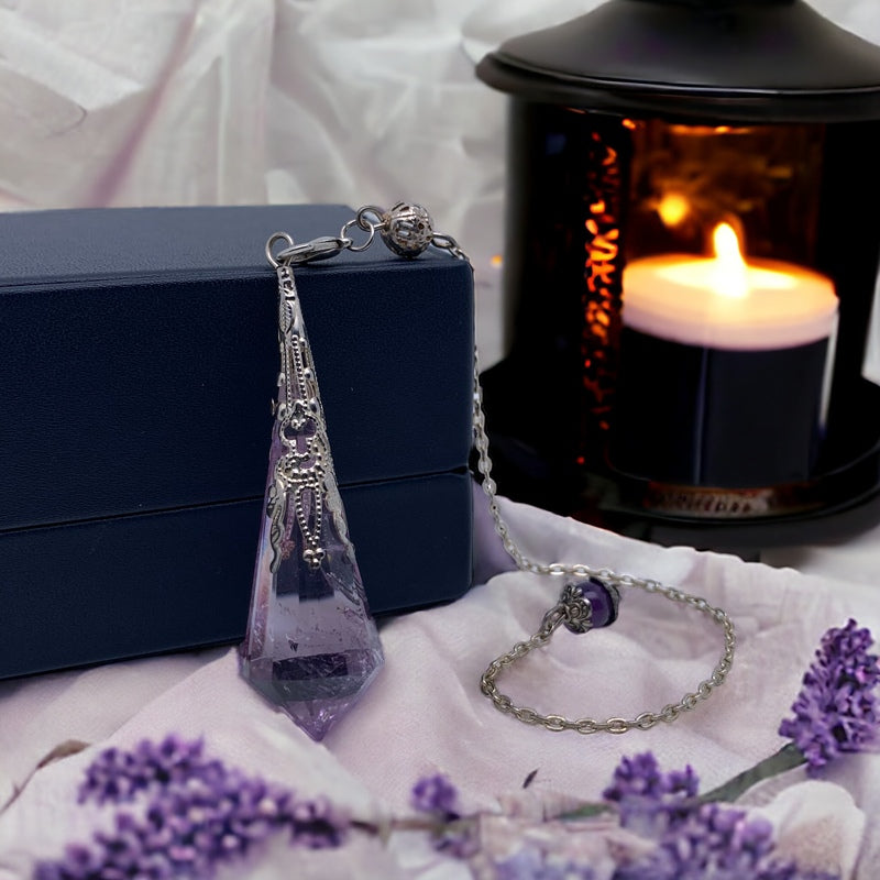 Amethyst Pendulum - TEVADA Tarot