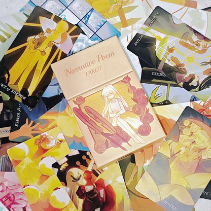Discover intuitive guidance with Narrative Poem Tarot DELUXE, a 78-card anime-style tarot deck blending poetic storytelling, symbolism, and reflective divination.