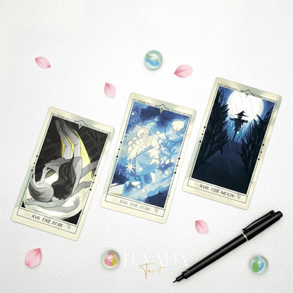 Discover intuitive guidance with Narrative Poem Tarot DELUXE, a 78-card anime-style tarot deck blending poetic storytelling, symbolism, and reflective divination.