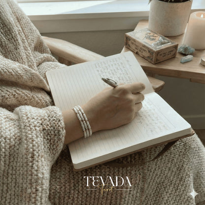 Handmade healing crystal bracelet in 3 designs for protection, intuition, and emotional balance. Crafted with obsidian, moonstone, and shell stone for spiritual rituals or daily wear.