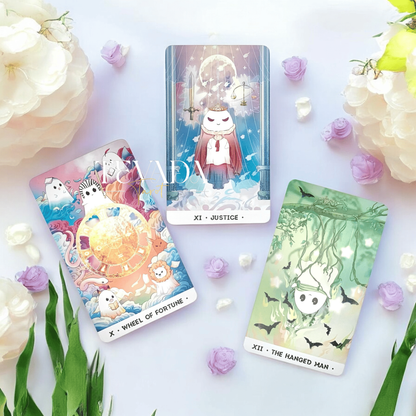 Unveil your intuition with the Orchid Valley Tarot! This 78-card deck by Cute Orchid Company features enchanting imagery and whimsical themes, offering profound guidance for tarot enthusiasts and curious beginners alike.