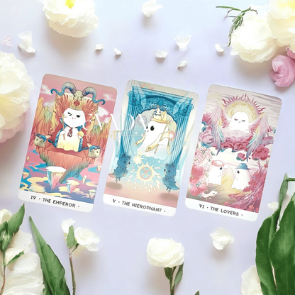 Unveil your intuition with the Orchid Valley Tarot! This 78-card deck by Cute Orchid Company features enchanting imagery and whimsical themes, offering profound guidance for tarot enthusiasts and curious beginners alike.