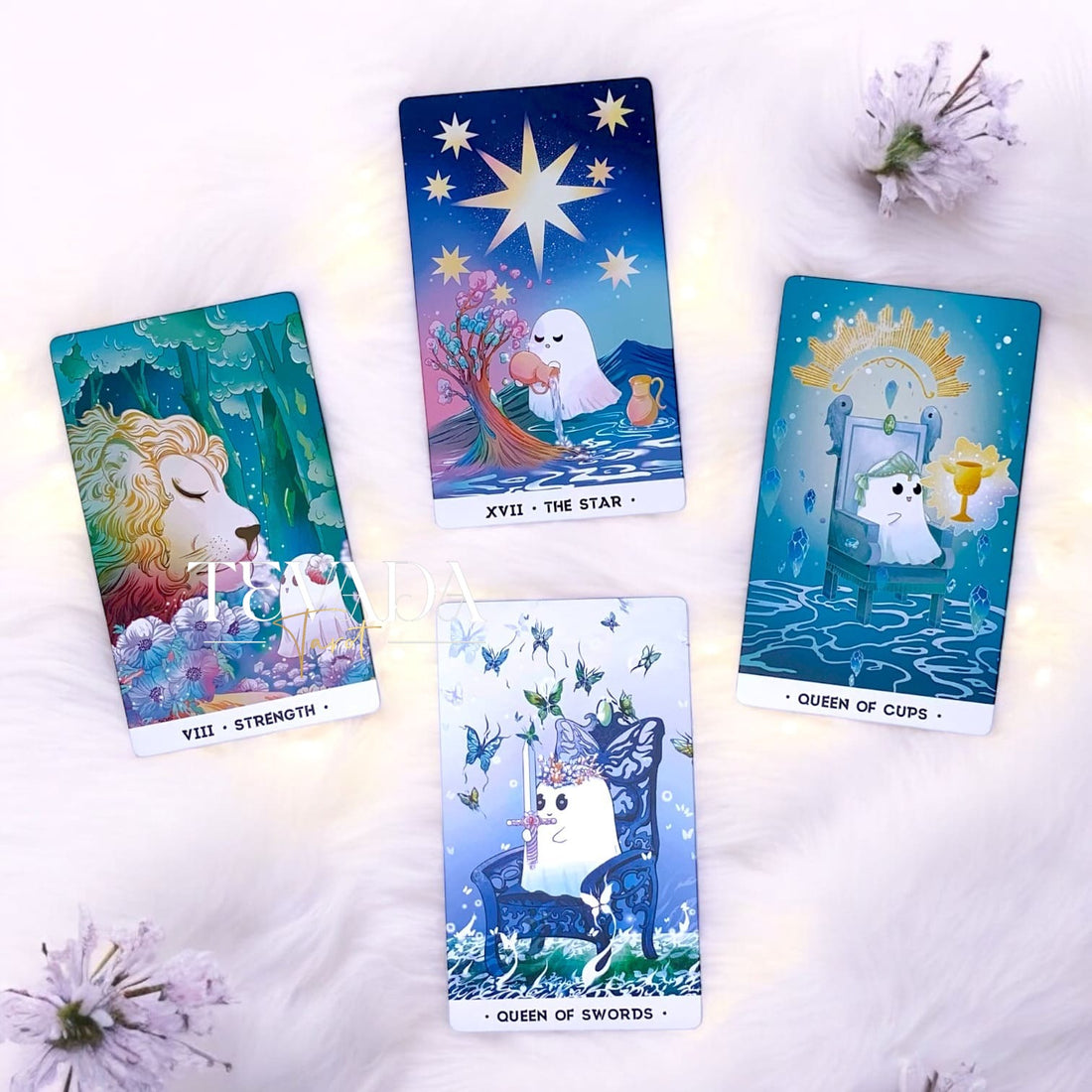 Unveil your intuition with the Orchid Valley Tarot! This 78-card deck by Cute Orchid Company features enchanting imagery and whimsical themes, offering profound guidance for tarot enthusiasts and curious beginners alike.