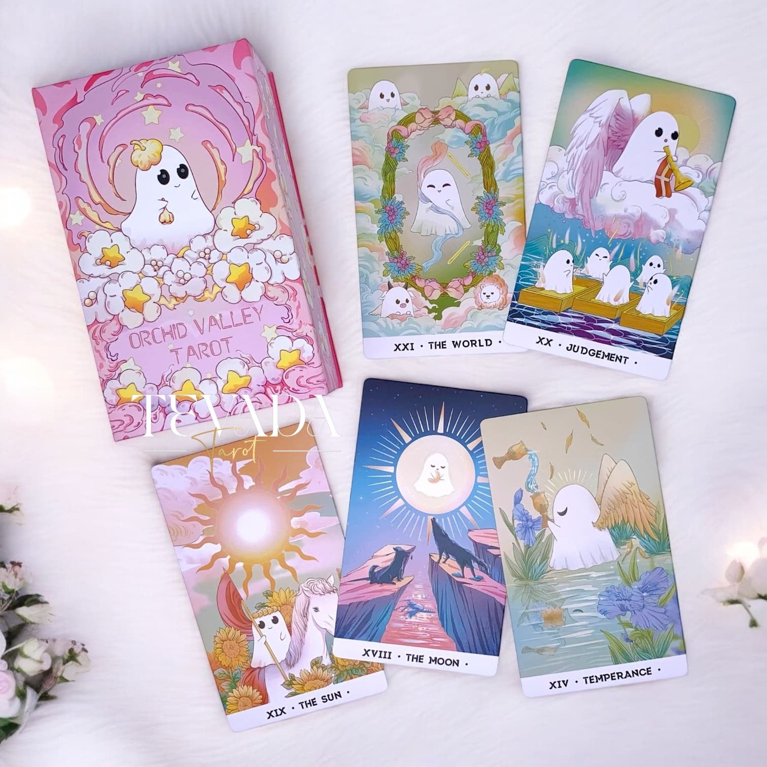 Unveil your intuition with the Orchid Valley Tarot! This 78-card deck by Cute Orchid Company features enchanting imagery and whimsical themes, offering profound guidance for tarot enthusiasts and curious beginners alike.