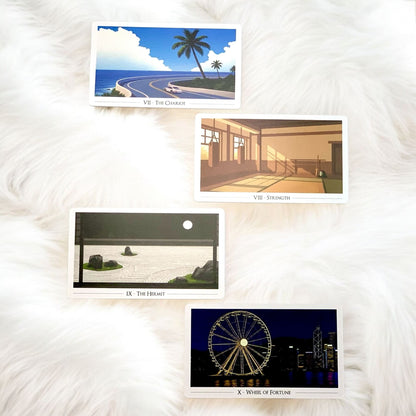 Explore the beauty of tarot through scenic landscapes and calming visuals. The Picturesque Tarot deck blends intuitive guidance with tranquil everyday environments.