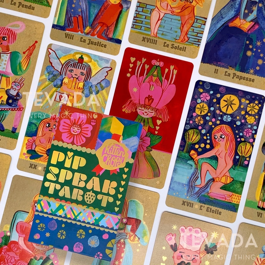 Discover the joy of PipSpeak Tarot, a 78-card Marseille-style deck perfect for intuitive, everyday wisdom. Connect to tarot&