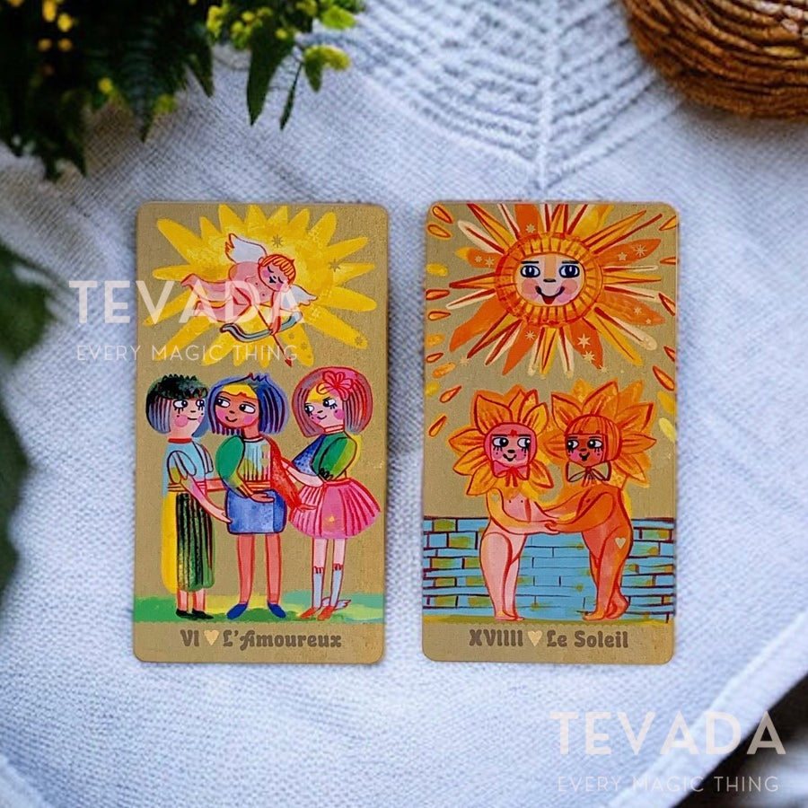 Discover the joy of PipSpeak Tarot, a 78-card Marseille-style deck perfect for intuitive, everyday wisdom. Connect to tarot&