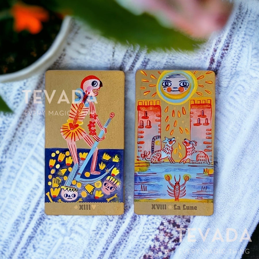 Discover the joy of PipSpeak Tarot, a 78-card Marseille-style deck perfect for intuitive, everyday wisdom. Connect to tarot&