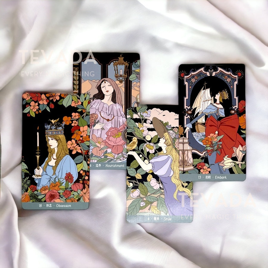 Unlock your intuition with the Quest Enlightenment Cards—a stunning Beautiful Oracle Deck. Dive deep into self-exploration and wisdom with 36 art nouveau-inspired cards. Ignite your spiritual journey today!