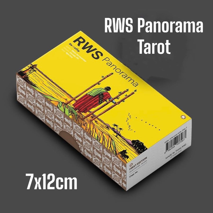 Explore the RWS Panorama Tarot—a modern Tarot deck with landscape-oriented cards. Delve into panoramic stories and vast landscapes for deeper wisdom