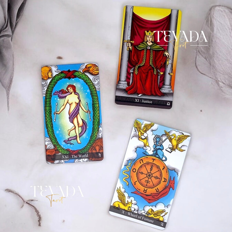 Discover the Retina Waite Smith Tarot V2: a vibrant 78-card deck, perfect for beginners. Enjoy intuitive readings with multicolored, redrawn imagery for personal growth and clarity.