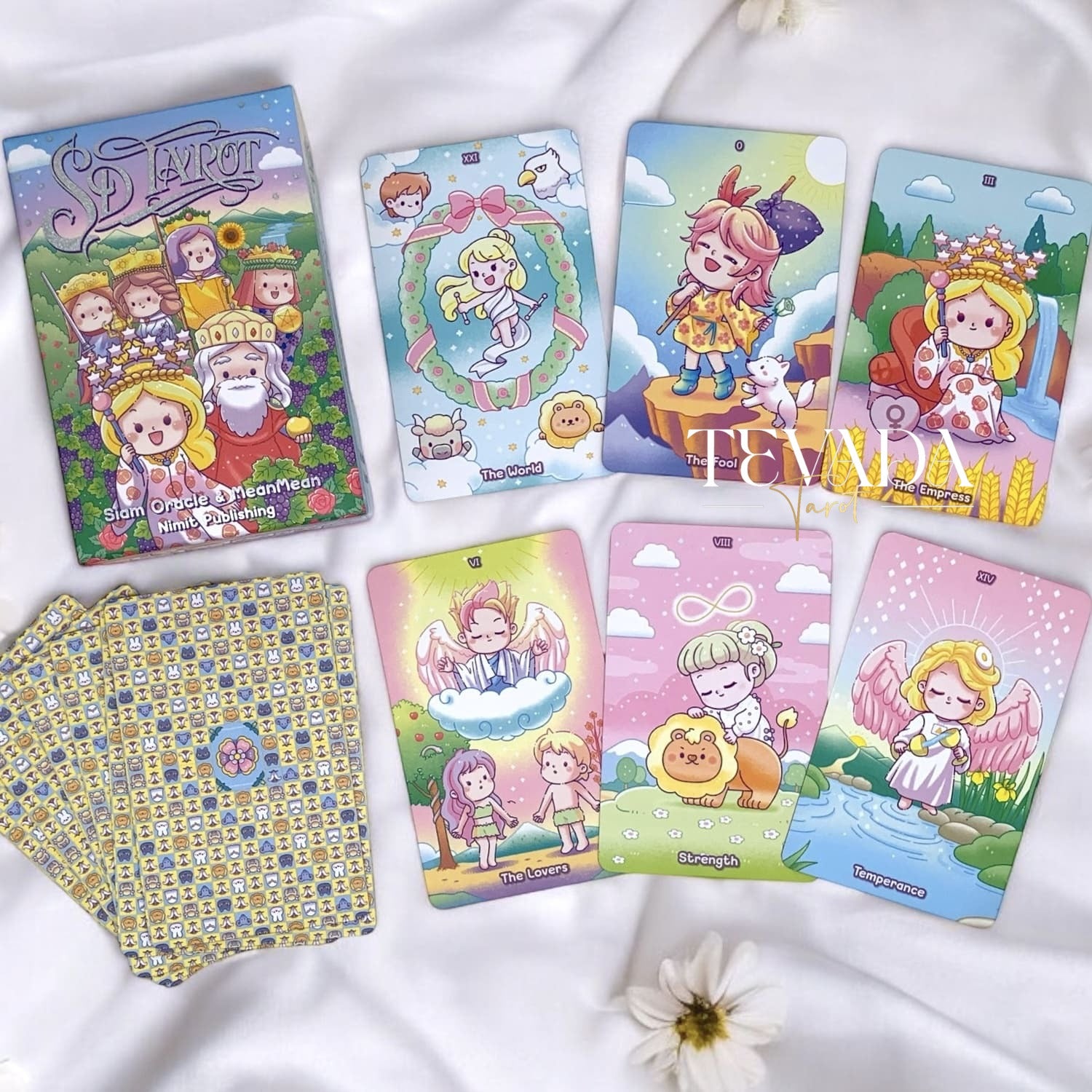 Discover your destiny with the whimsical SD Tarot! This pastel-toned, 78-card deck offers intuitive guidance and soft whispers of wisdom. Perfect for beginners and seasoned readers alike.