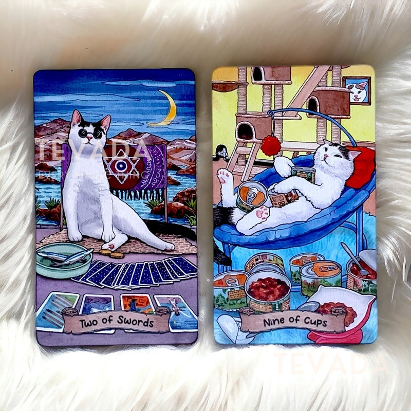 Unveil wisdom & guidance with the Save Cats Tarot LIMITED. Each card features rescued cats & classic tarot meanings. A purrfect gift for cat lovers & tarot enthusiasts.