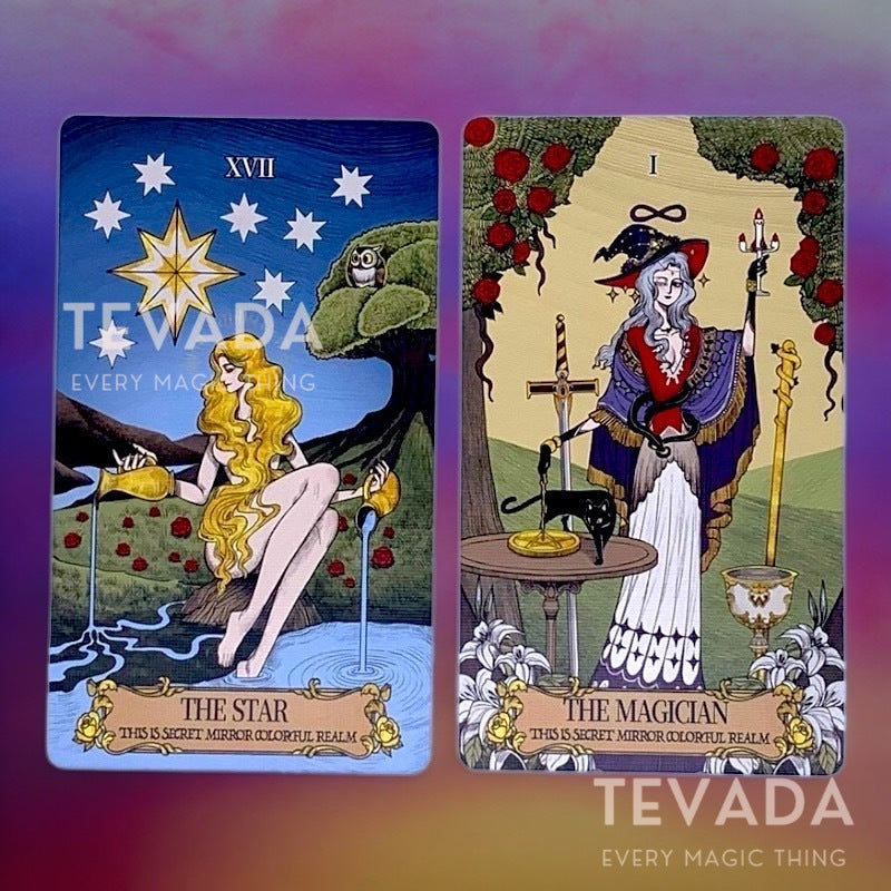 Illuminate your path with the &quot;Secret Mirror&quot; Tarot deck - delve into 78 cards of profound symbolism and intuitive guidance, revealing the mysteries of your inner self.