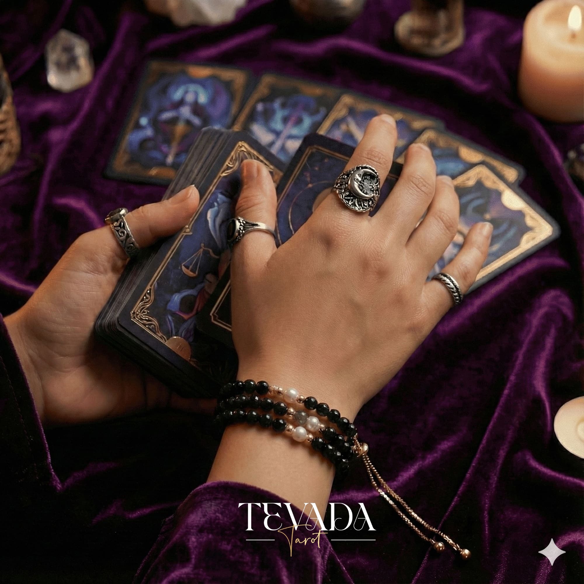 Handmade healing crystal bracelet in 3 designs for protection, intuition, and emotional balance. Crafted with obsidian, moonstone, and shell stone for spiritual rituals or daily wear.