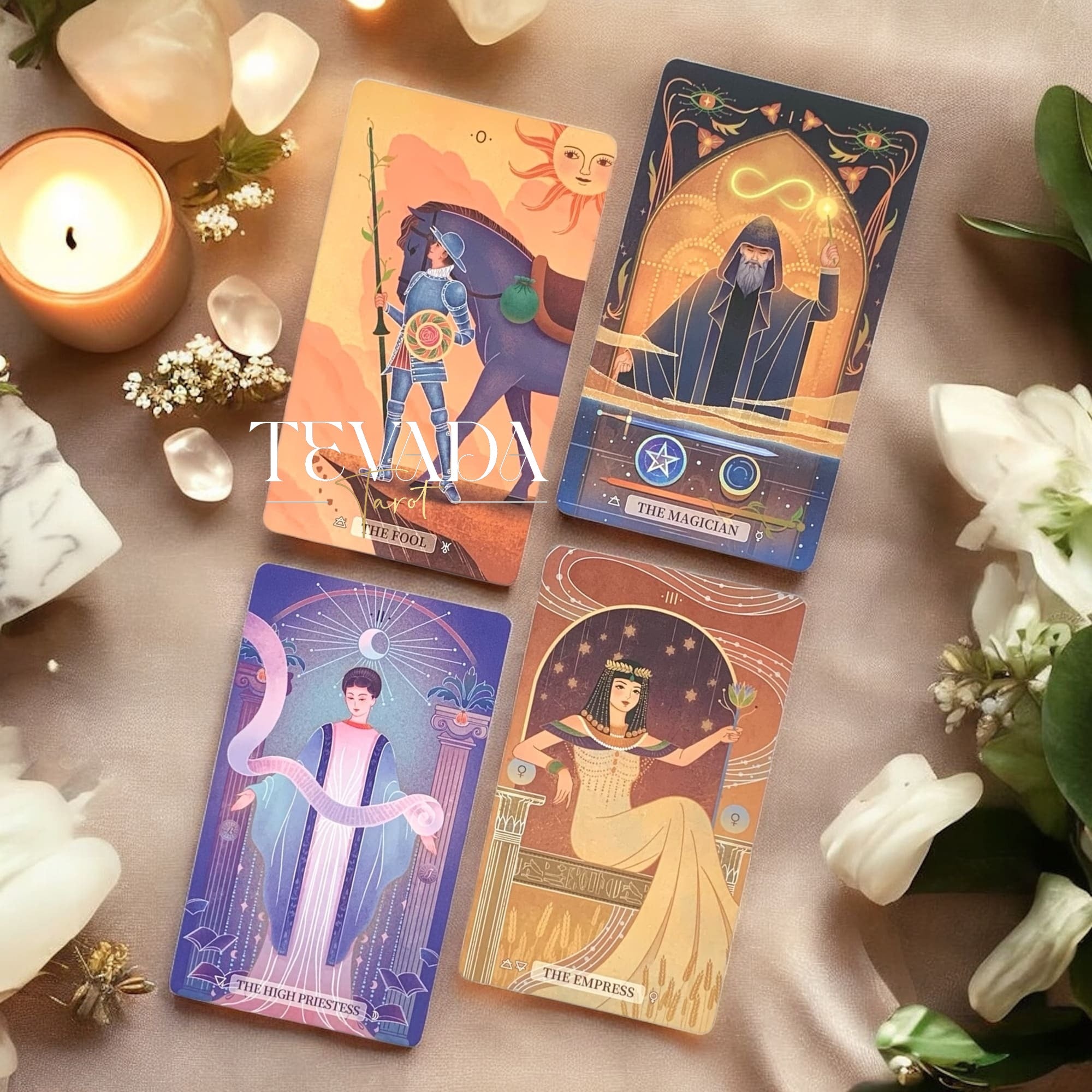 Discover the Shining Stars Tarot DELUXE Edition—78 starry-inspired cards linking history, intuition, and guidance to reveal wisdom, clarity, and personal growth through magical divination.