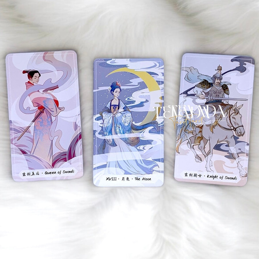 Unveil mystical insights with the Song of Clouds Tarot. This 78-card deck blends Chinese artistry and Tarot wisdom, offering intuitive readings that inspire clarity and personal growth.