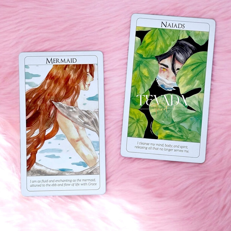 Discover the Soul Creatures Oracle, a 48-card deck illustrated in watercolor style, featuring mythical creatures. Perfect for intuitive guidance, personal growth, and magical reflections.