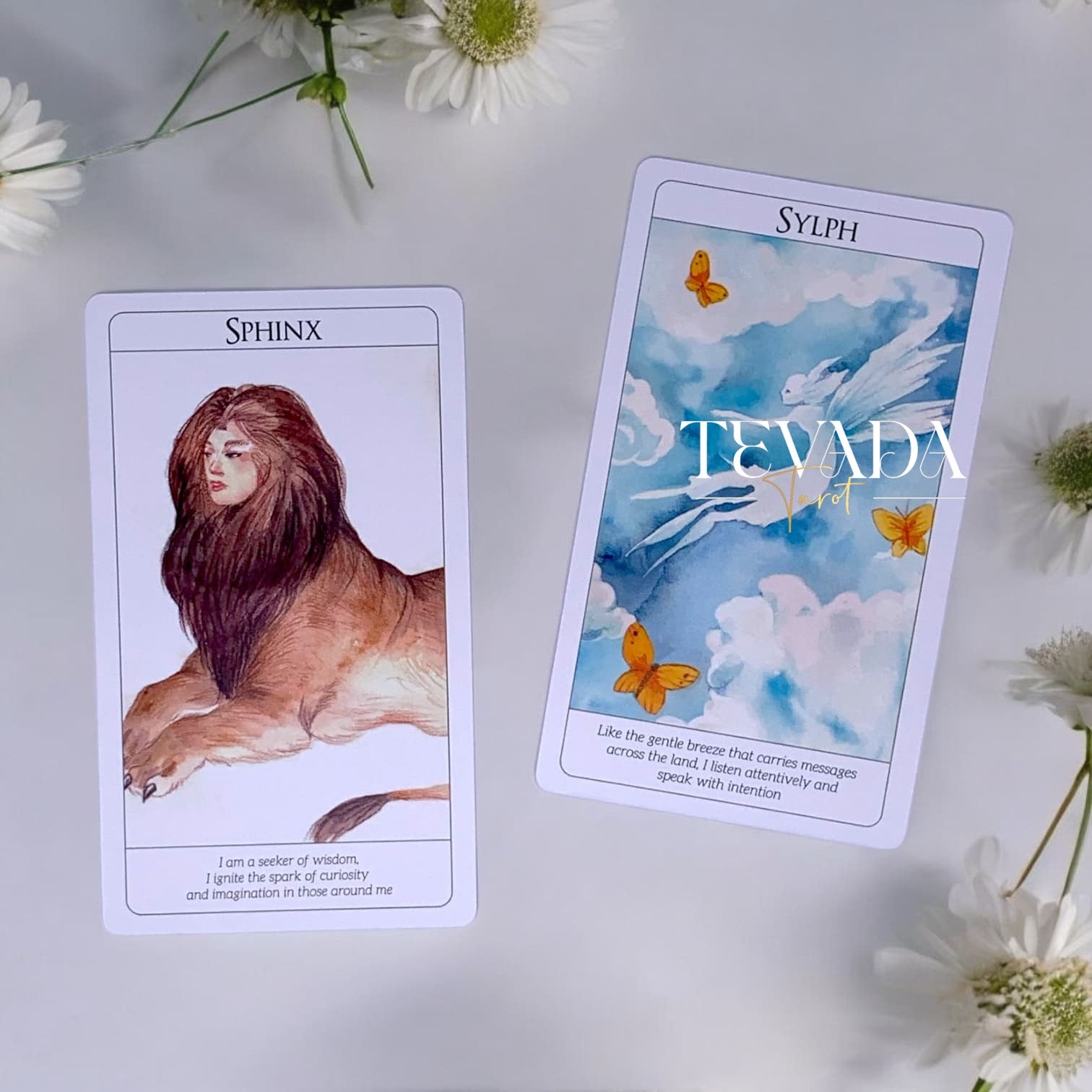 Discover the Soul Creatures Oracle, a 48-card deck illustrated in watercolor style, featuring mythical creatures. Perfect for intuitive guidance, personal growth, and magical reflections.