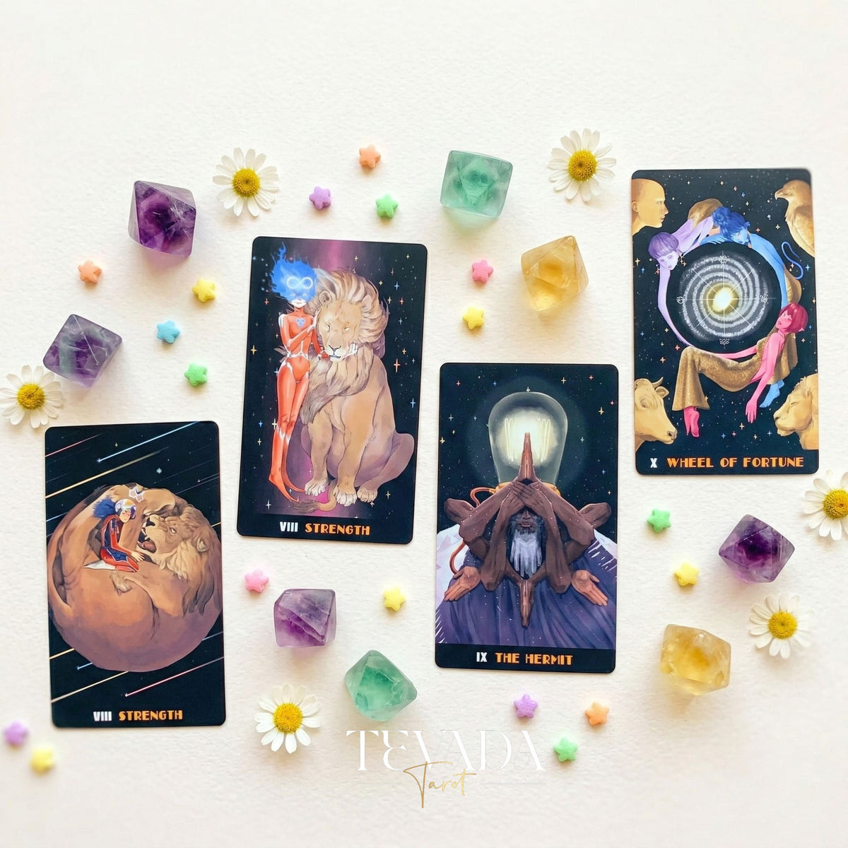Star Clusters Tarot MILKY WAY Edition baraja de tarot indie celestial para lecturas intuitivas y autorreflexión cósmica