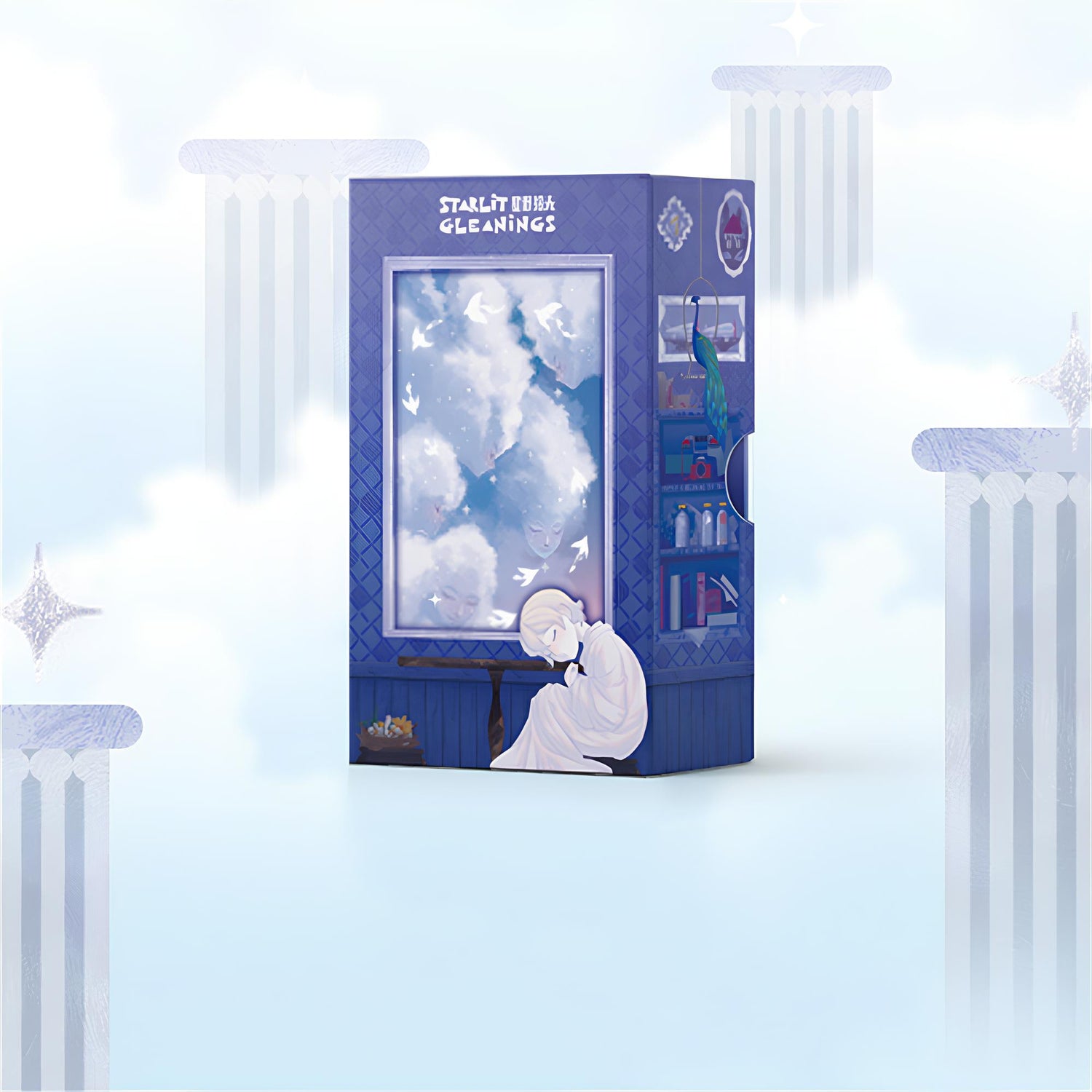 Starlit Gleanings Tarot with cute anime style watercolor art for intuitive divination and healing guidance.