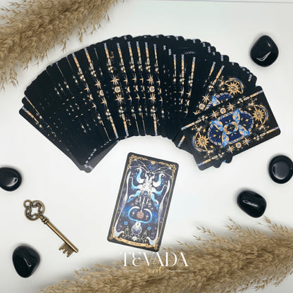 Unlock intuitive guidance with the Starry Enigma Tarot—78 magical cards blending storytelling and tarot wisdom to support clarity, growth, and meaningful divination.