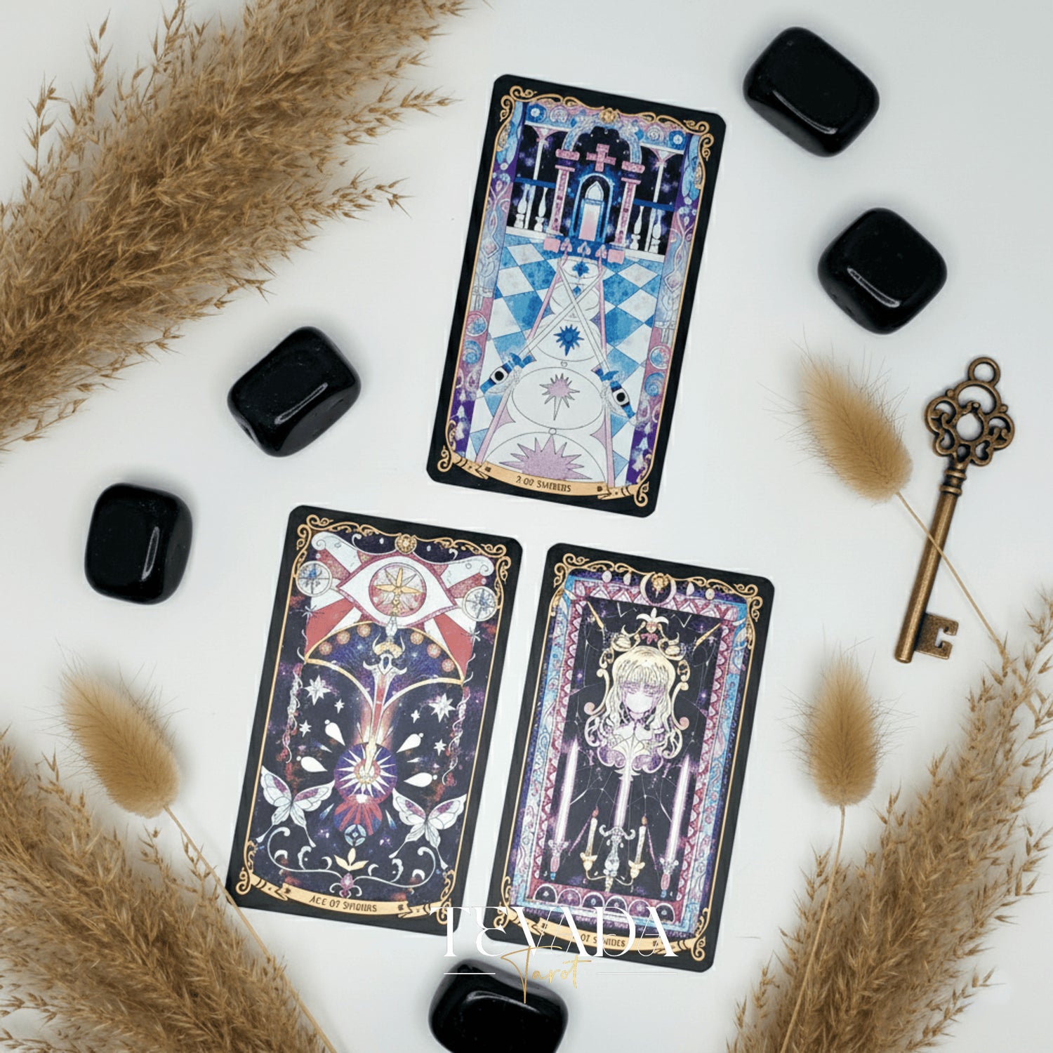 Unlock intuitive guidance with the Starry Enigma Tarot—78 magical cards blending storytelling and tarot wisdom to support clarity, growth, and meaningful divination.