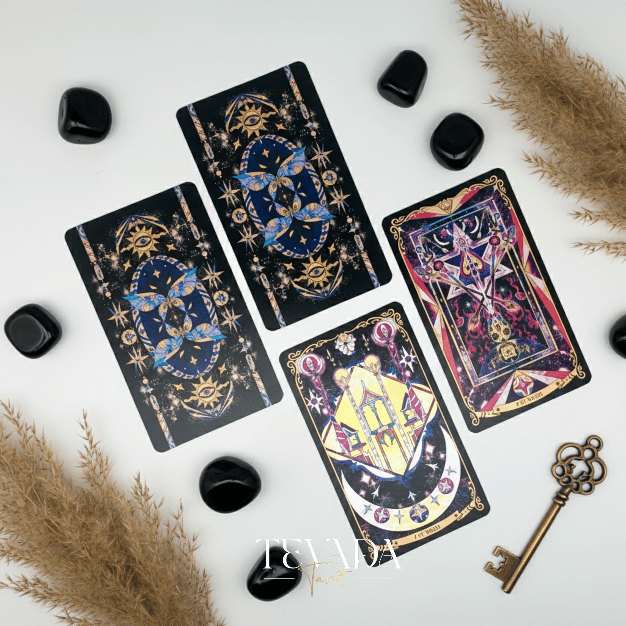 Unlock intuitive guidance with the Starry Enigma Tarot—78 magical cards blending storytelling and tarot wisdom to support clarity, growth, and meaningful divination.